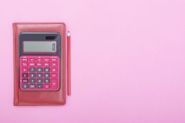 How to Calculate Shipping Costs for Better Margins calculator on a pink background