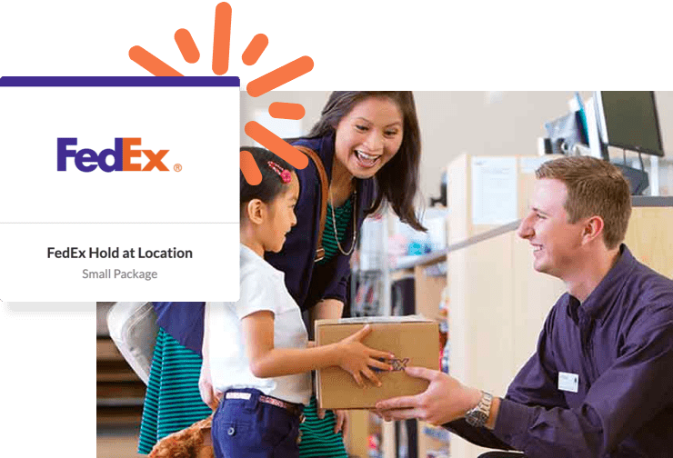 FedEx Hold at Location available with ShipperHQ