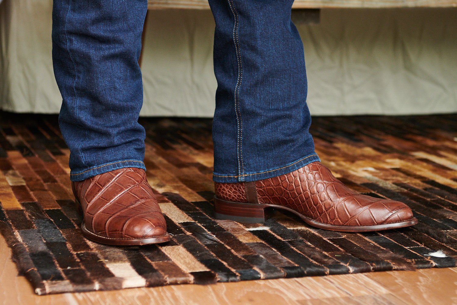 Alligator cowboy boots by Tecovas