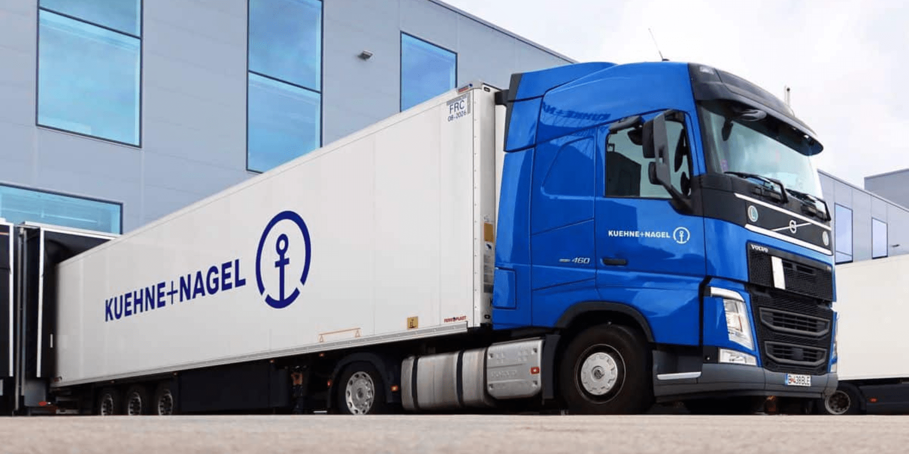Kuehne + Nagel Freight truck ready for dispatch