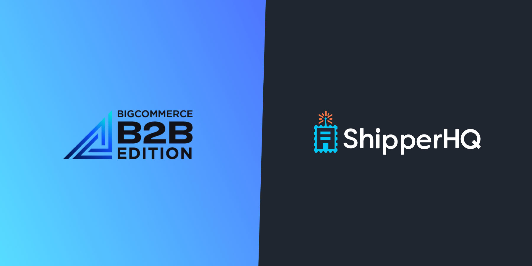 SHipperHQ and BigCommerce B2B logos