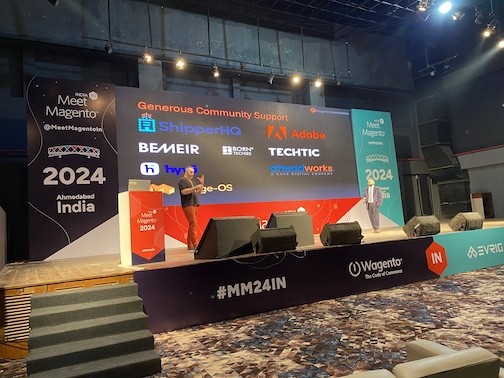 Meet Magento India 2024 speaker on stage