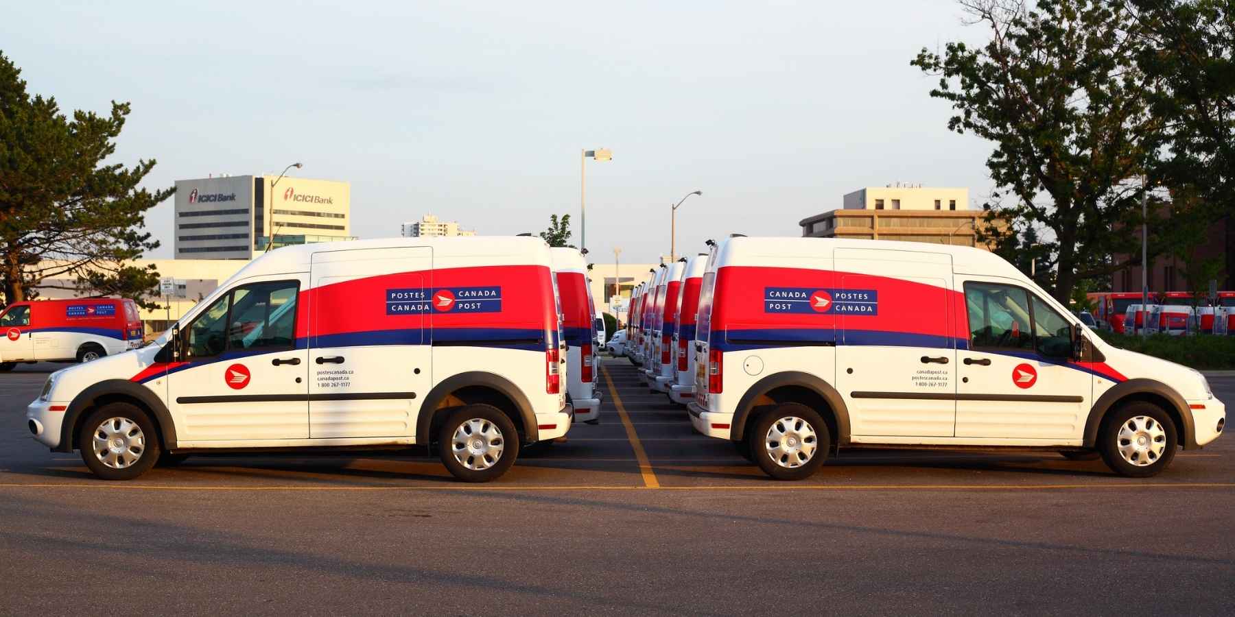 Canada post trucks